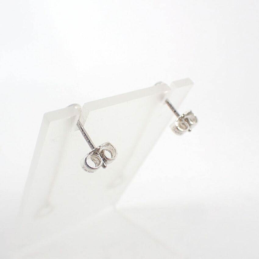 【中古】TIFFANY/ティファニー 925 バイザヤード ダイヤ/2pc オープンハート ピアス/j254-1