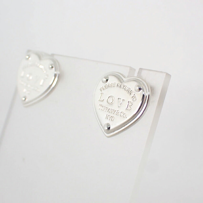 【中古】TIFFANY/ティファニー 925 リターントゥラブ ハート ピアス/j254-3