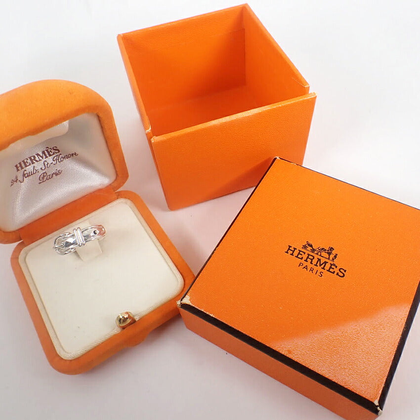 【中古】HERMES/エルメス 925 サンチュールクロア リング /8.5号/j254-8