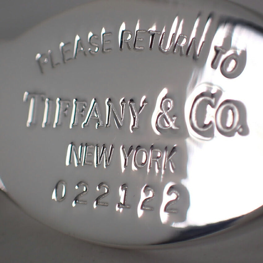 【中古】TIFFANY/ティファニー 925 リターントゥティファニー オーバルタグ キーリング/j254-9