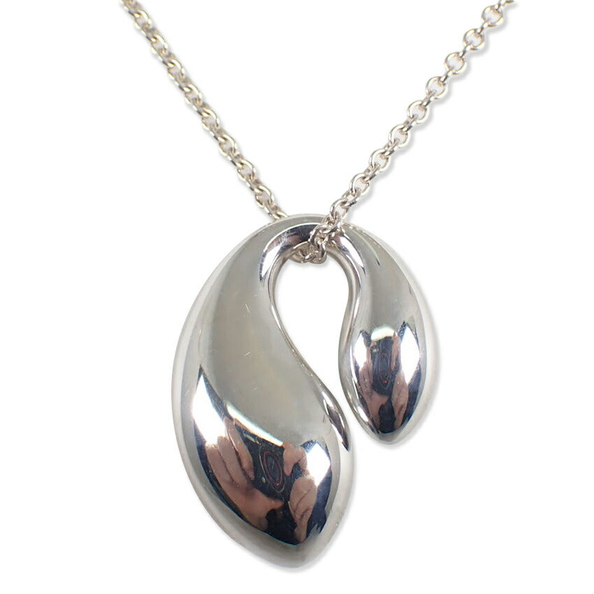 【中古】TIFFANY/ティファニー 925 ダブルティアドロップ ペンダント/ネックレス/j255-10