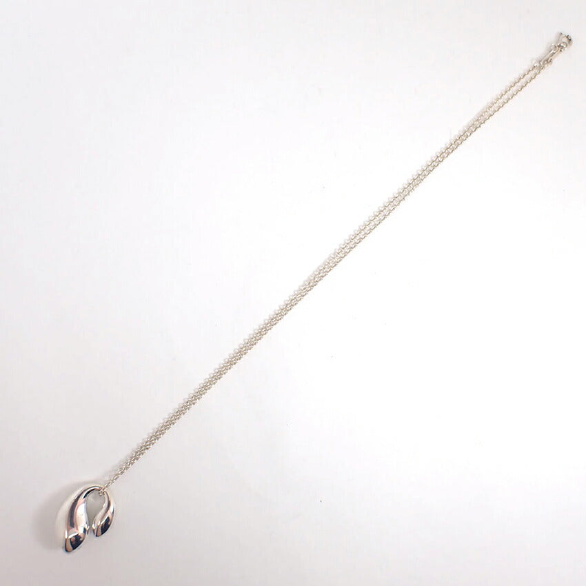 【中古】TIFFANY/ティファニー 925 ダブルティアドロップ ペンダント/ネックレス/j255-10
