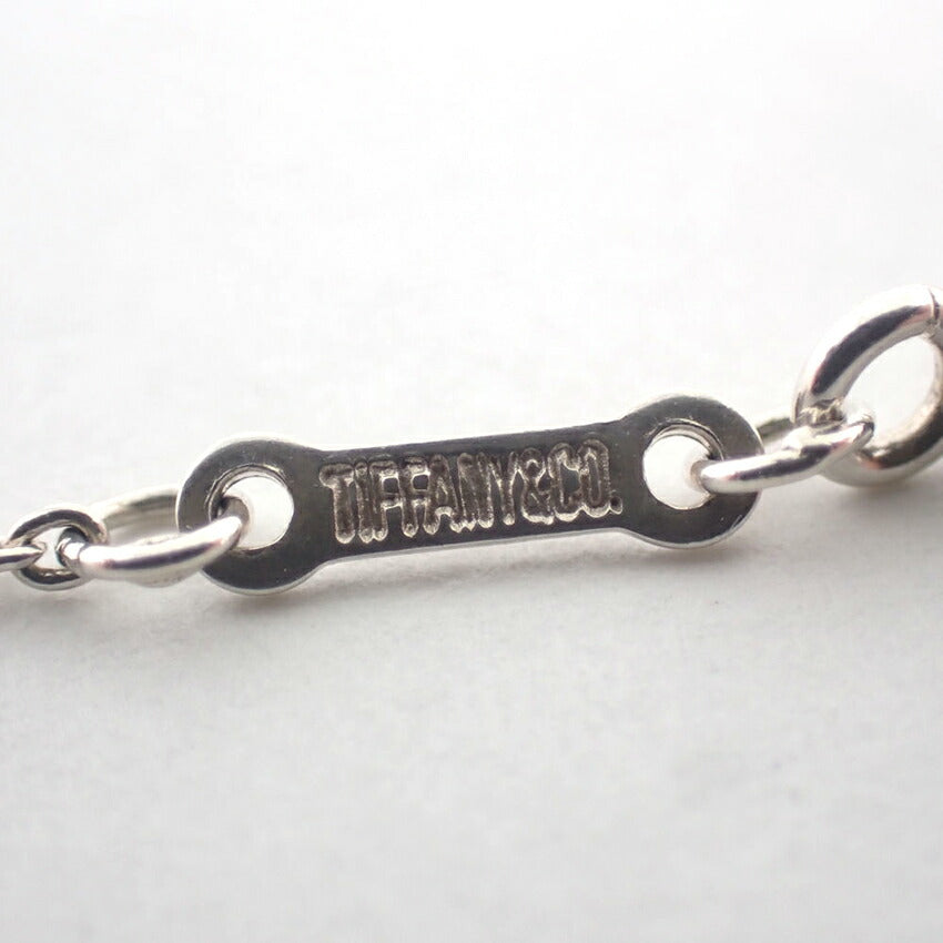 【中古】TIFFANY/ティファニー 925/750 シグネチャー クロス ペンダント/ネックレス/j255-11