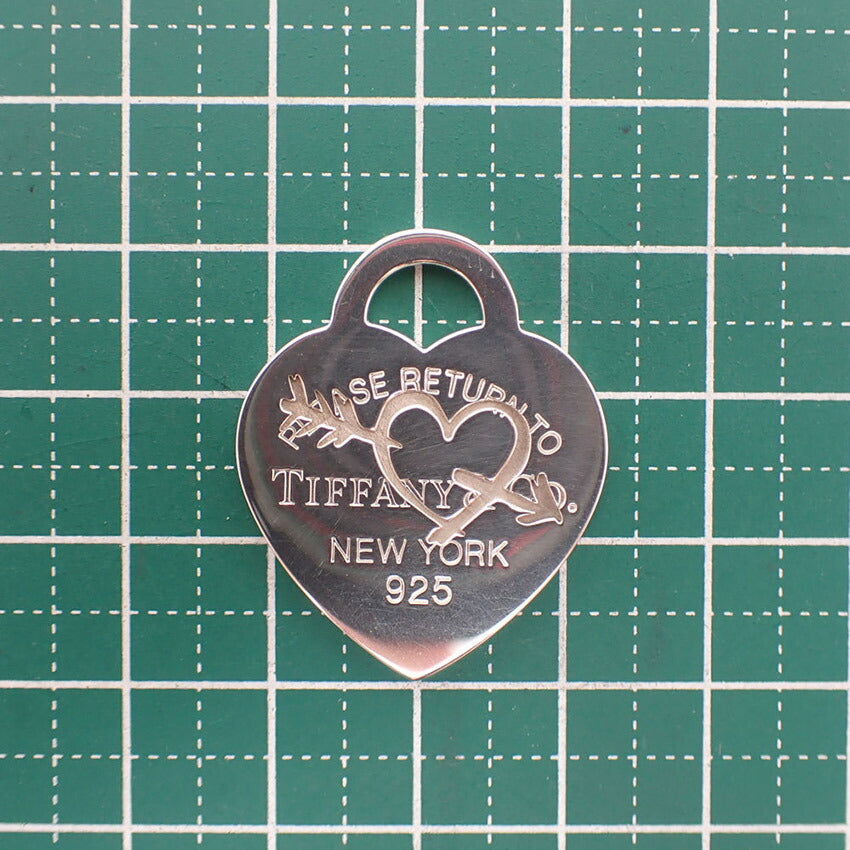 【中古】TIFFANY/ティファニー 925 リターントゥティファニー ハート＆アロー ペンダントトップ/j255-12