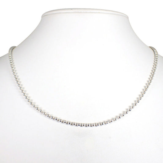 【中古】TIFFANY/ティファニー 925 ボールチェーン ネックレス 60.5cm/j255-1