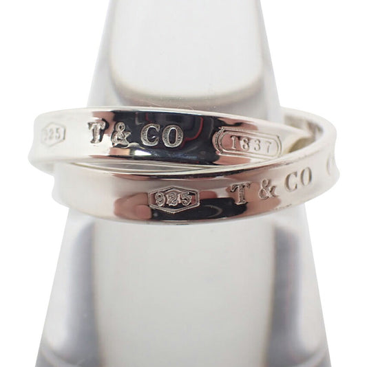 【中古】TIFFANY/ティファニー 925 1837 インターロッキングサークル リング/14号/j255-2