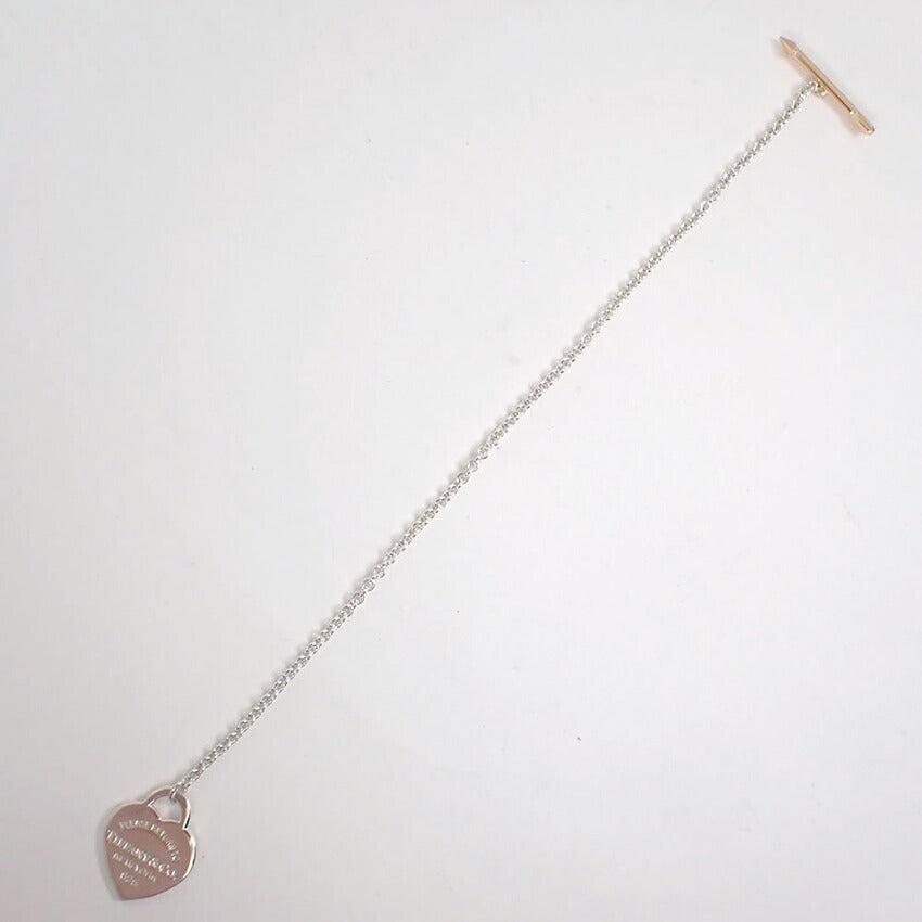 【中古】TIFFANY/ティファニー 925/750  リターントゥ ラブストラック ハートアンドアロー/j255-4