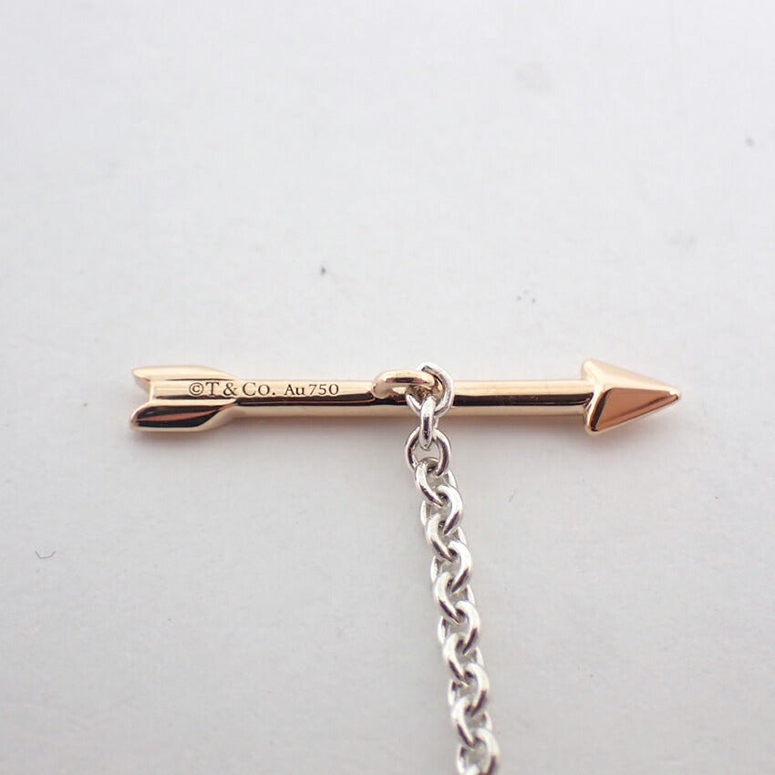 【中古】TIFFANY/ティファニー 925/750  リターントゥ ラブストラック ハートアンドアロー/j255-4