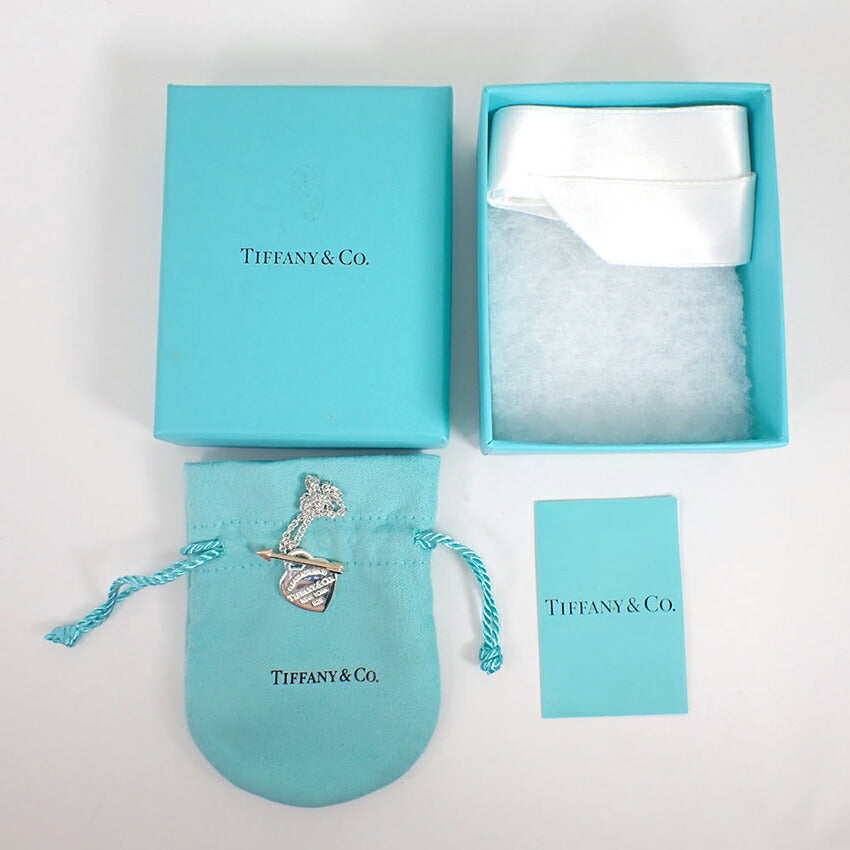 【中古】TIFFANY/ティファニー 925/750  リターントゥ ラブストラック ハートアンドアロー/j255-4