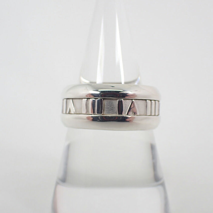 【中古】TIFFANY/ティファニー 925 アトラス ワイド リング /17号/j255-5