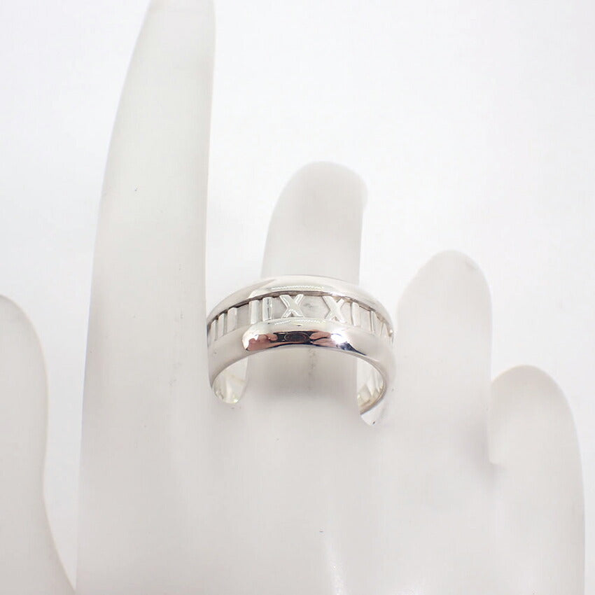 【中古】TIFFANY/ティファニー 925 アトラス ワイド リング /17号/j255-5