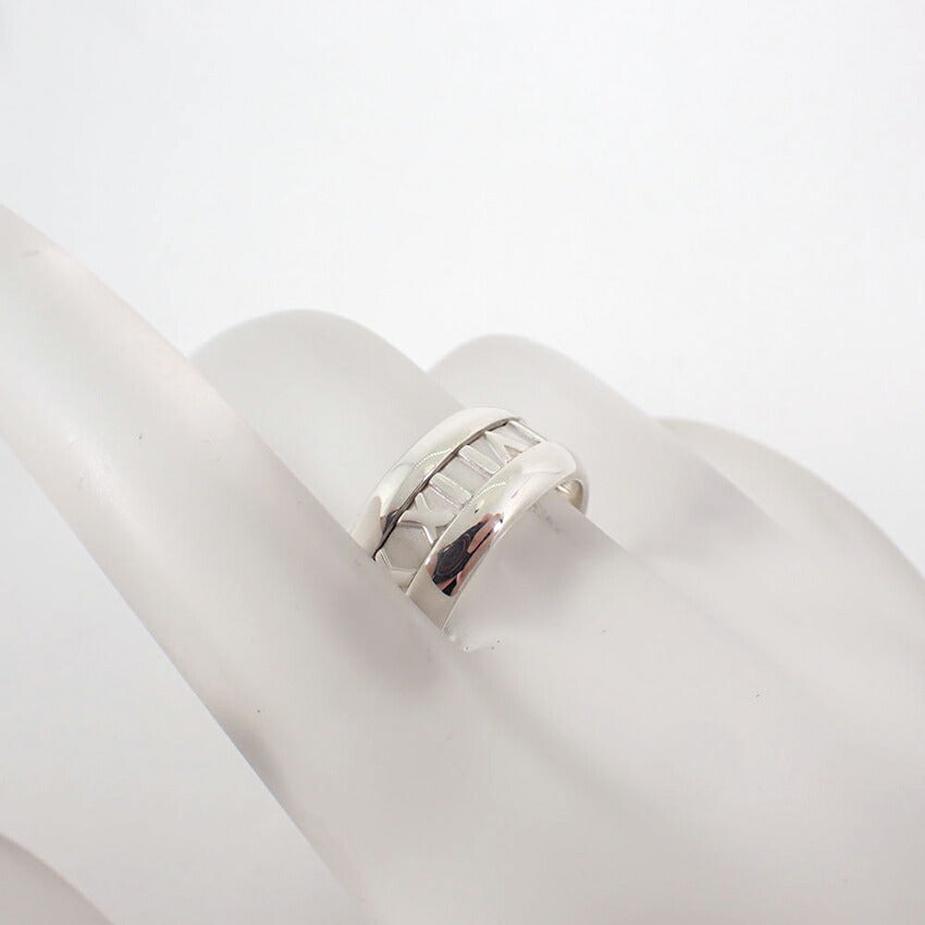 【中古】TIFFANY/ティファニー 925 アトラス ワイド リング /17号/j255-5