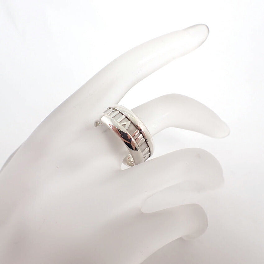 【中古】TIFFANY/ティファニー 925 アトラス ワイド リング /17号/j255-5