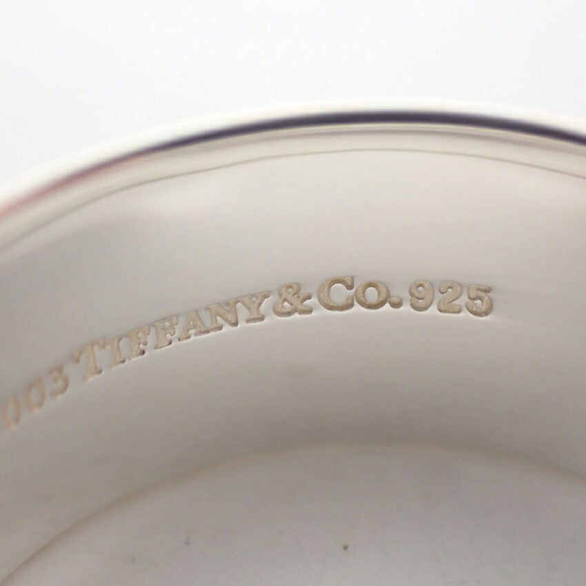 【中古】TIFFANY/ティファニー 925 アトラス ワイド リング /17号/j255-5
