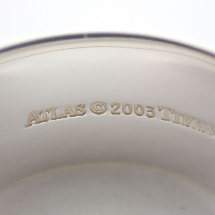 【中古】TIFFANY/ティファニー 925 アトラス ワイド リング /17号/j255-5