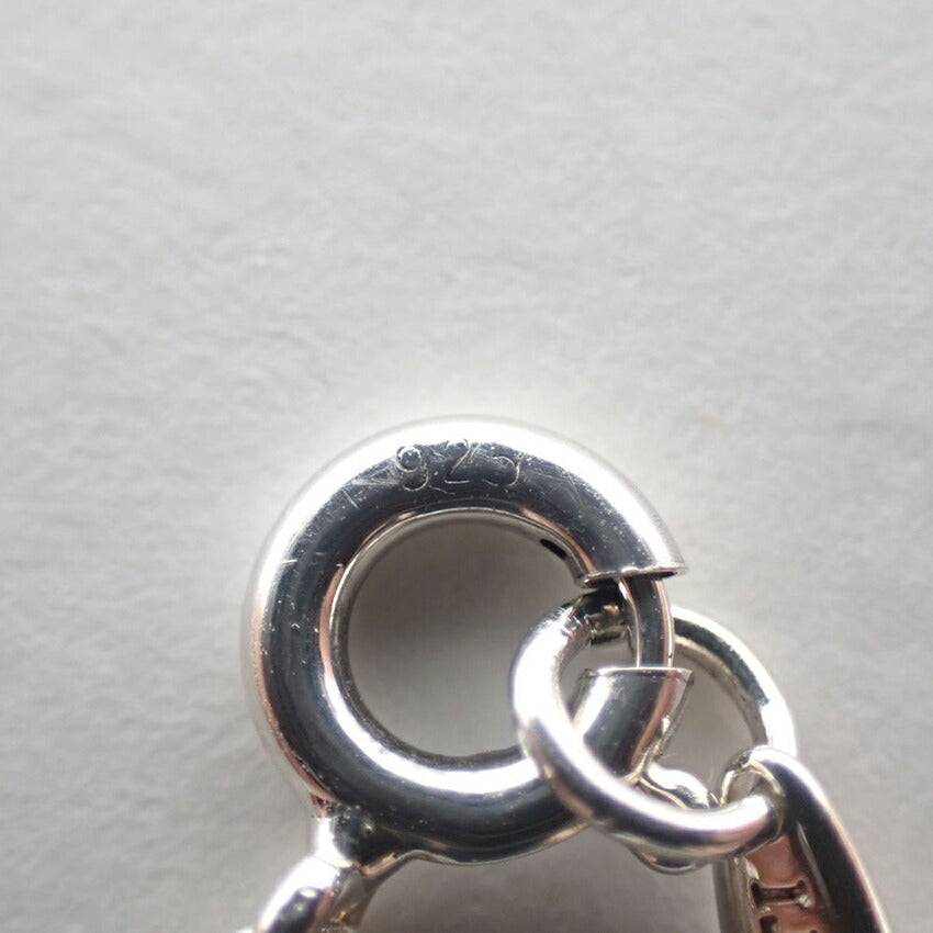 【中古】TIFFANY/ティファニー 925 オープンハート ペンダント/ネックレス/j255-6