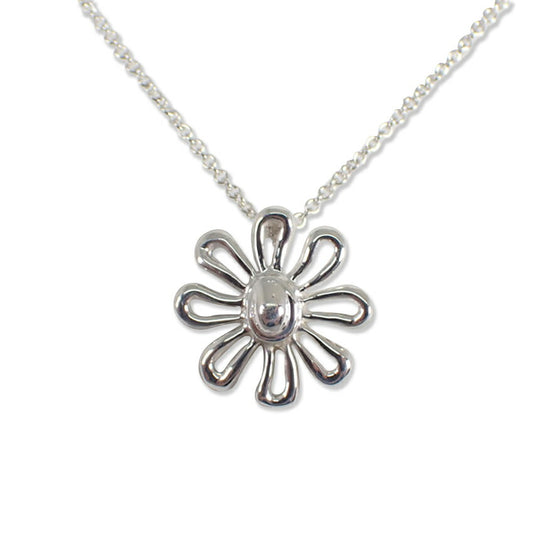 【中古】TIFFANY/ティファニー 925/750 デイジー ペンダント/ネックレス/j255-7