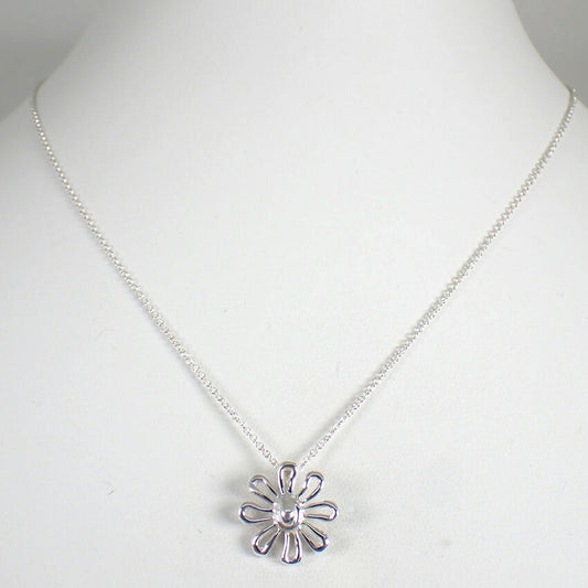 【中古】TIFFANY/ティファニー 925/750 デイジー ペンダント/ネックレス/j255-7