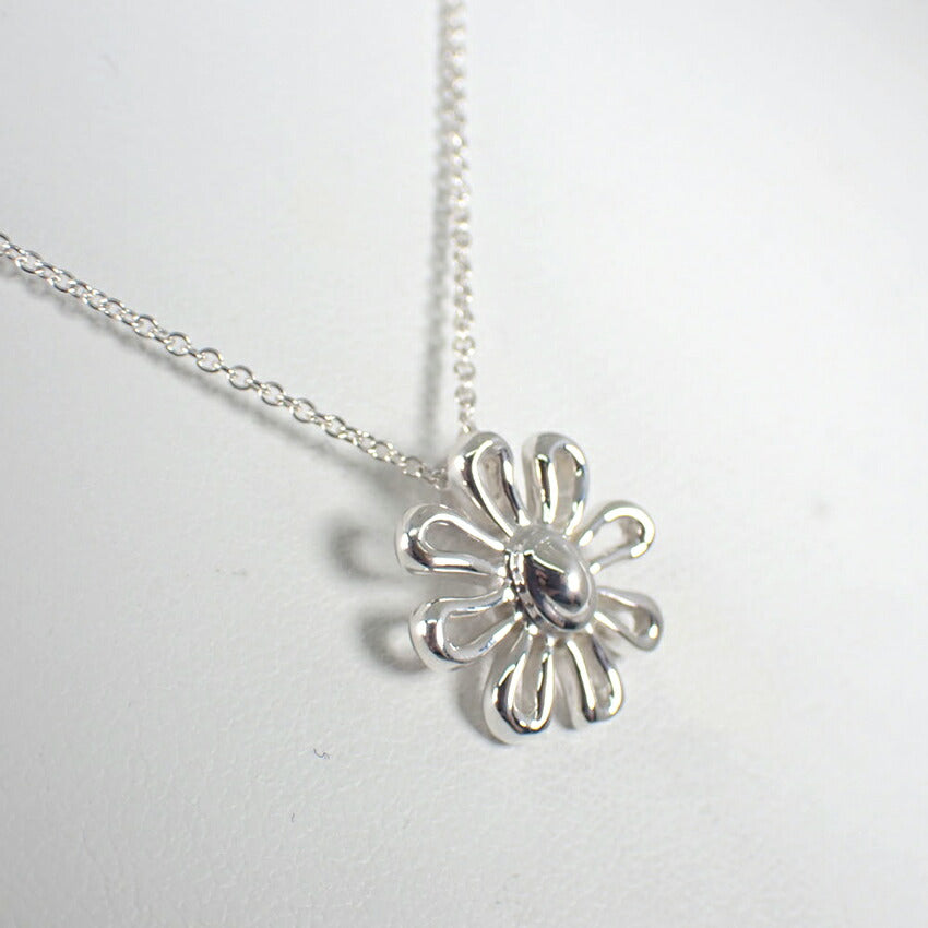 【中古】TIFFANY/ティファニー 925/750 デイジー ペンダント/ネックレス/j255-7