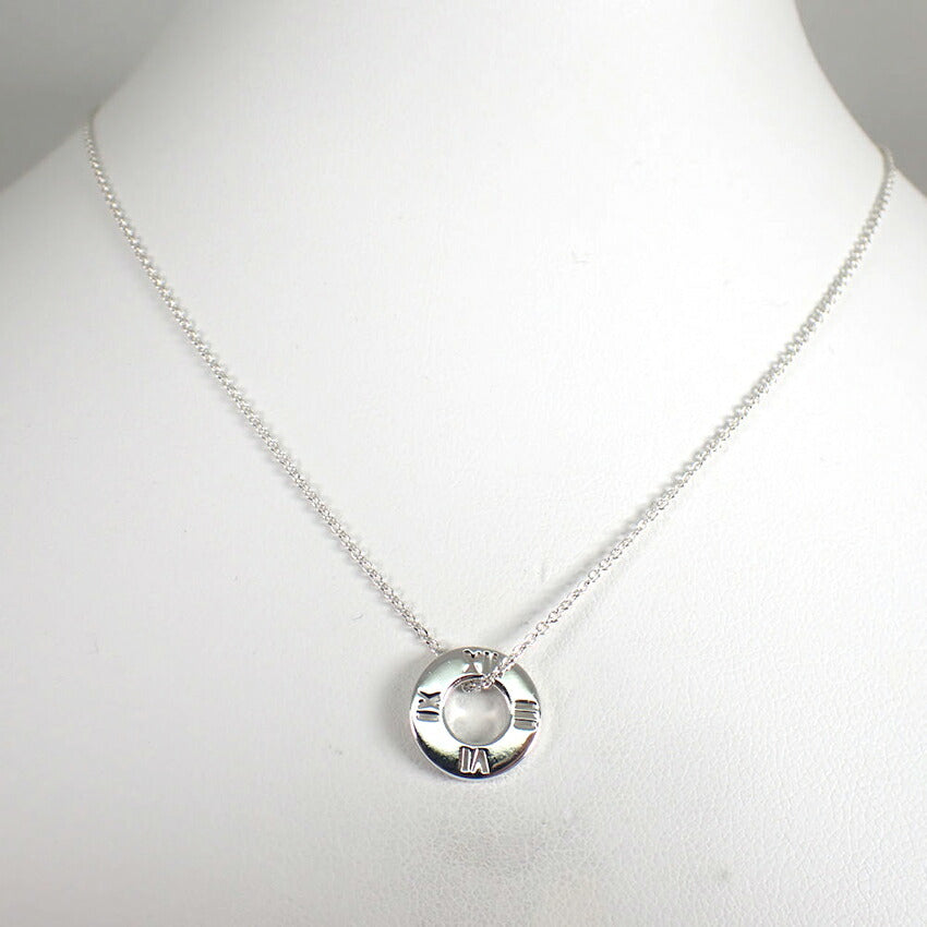 【中古】TIFFANY/ティファニー 925 オープンアトラス ペンダント/ネックレス/j255-8