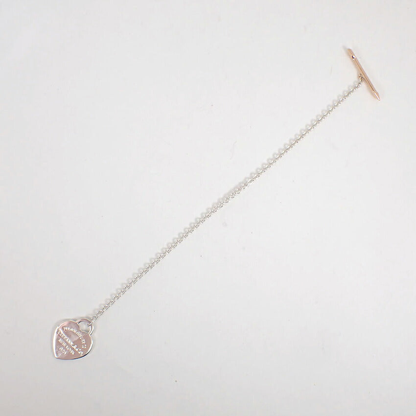 【中古】TIFFANY/ティファニー 925/750  リターントゥ ラブストラック ハートアンドアロー/j255-9
