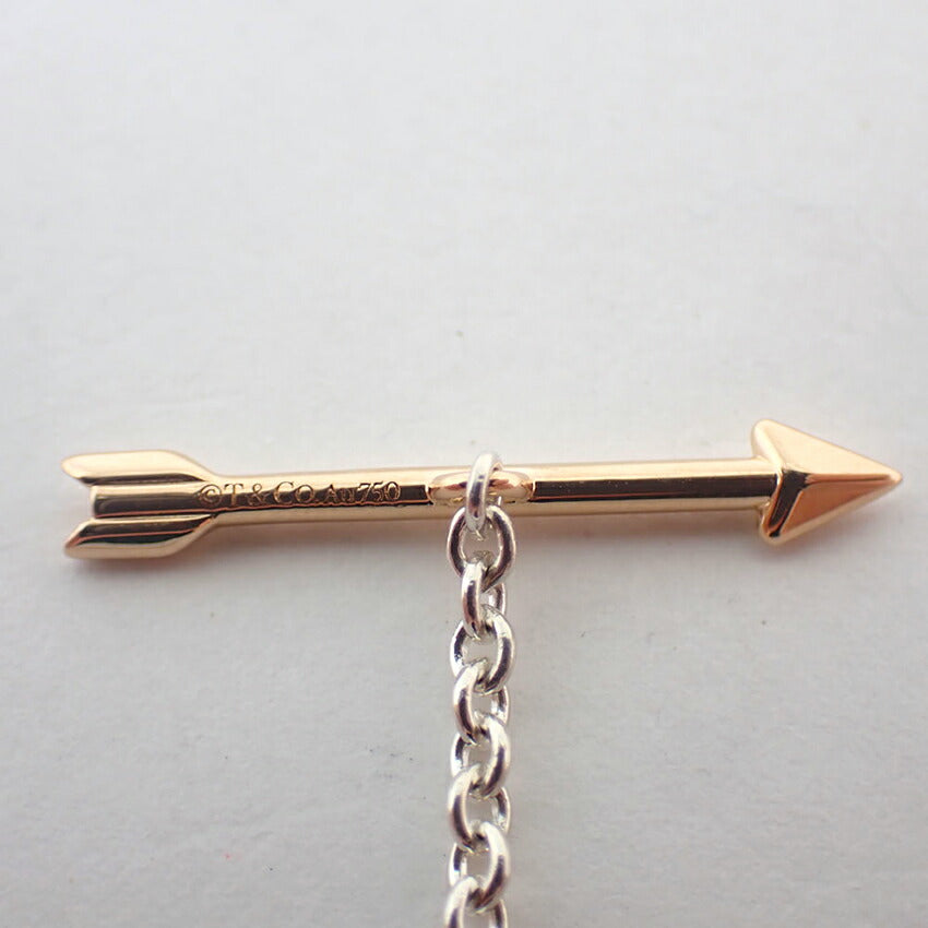 【中古】TIFFANY/ティファニー 925/750  リターントゥ ラブストラック ハートアンドアロー/j255-9