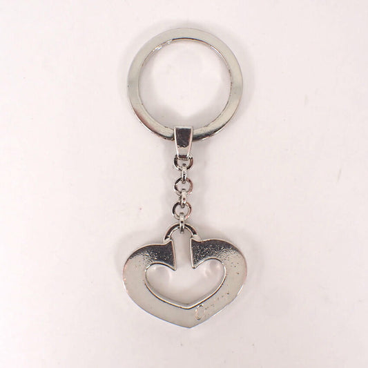 【中古】Cartier/カルティエ Cハート シルバーカラー ロゴ チャーム/キーリング/j256-1