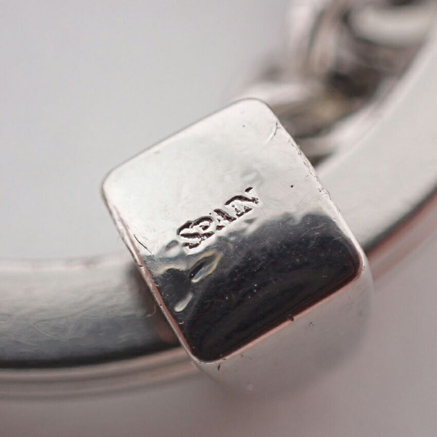 【中古】Cartier/カルティエ Cハート シルバーカラー ロゴ チャーム/キーリング/j256-1