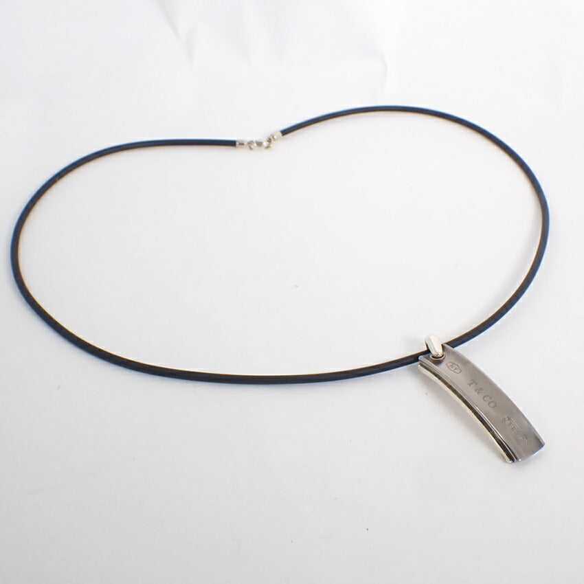【中古】TIFFANY/ティファニー 925 1837 バー Ti ペンダント/ネックレス/j256-2