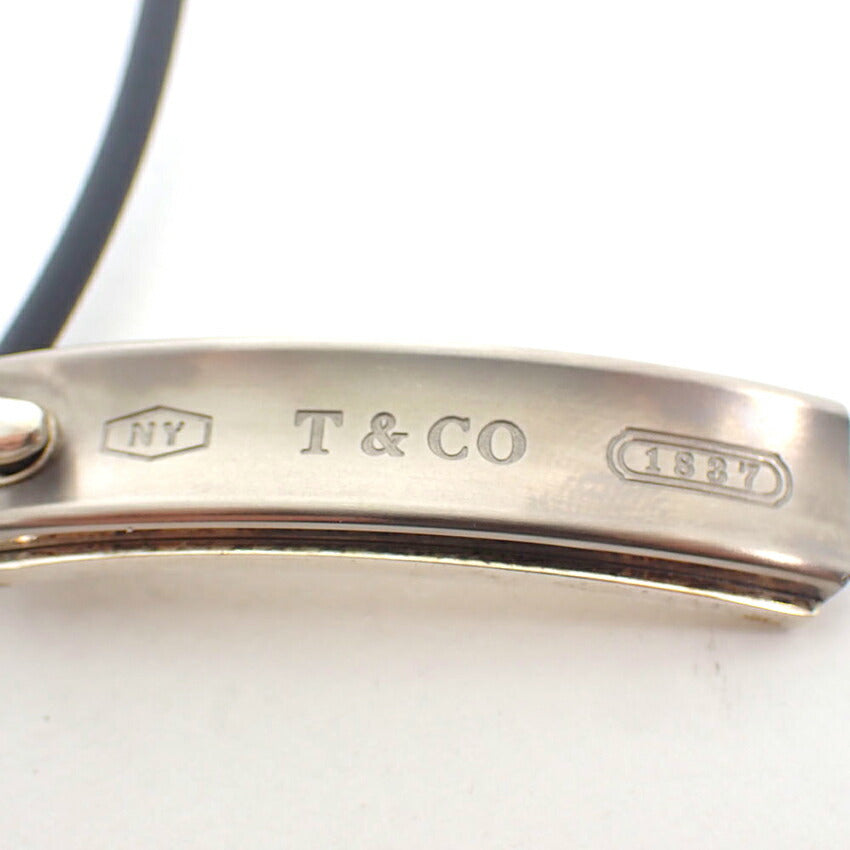 【中古】TIFFANY/ティファニー 925 1837 バー Ti ペンダント/ネックレス/j256-2