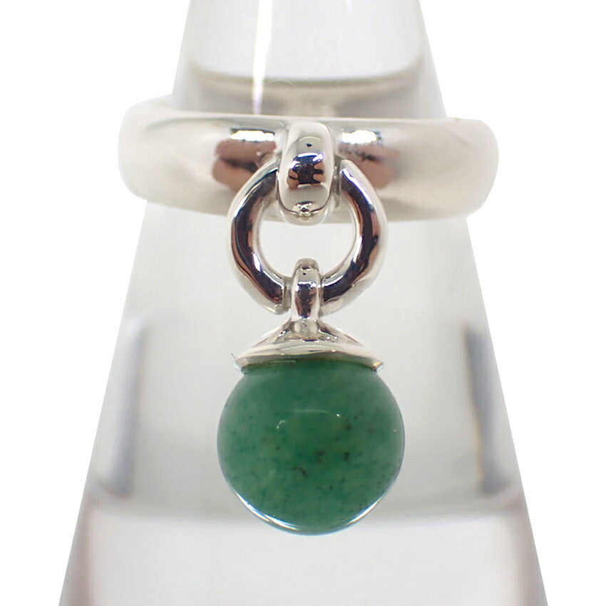 【中古】TIFFANY/ティファニー 925 アベンチュリン クォーツ付き リング /12号/j257-1