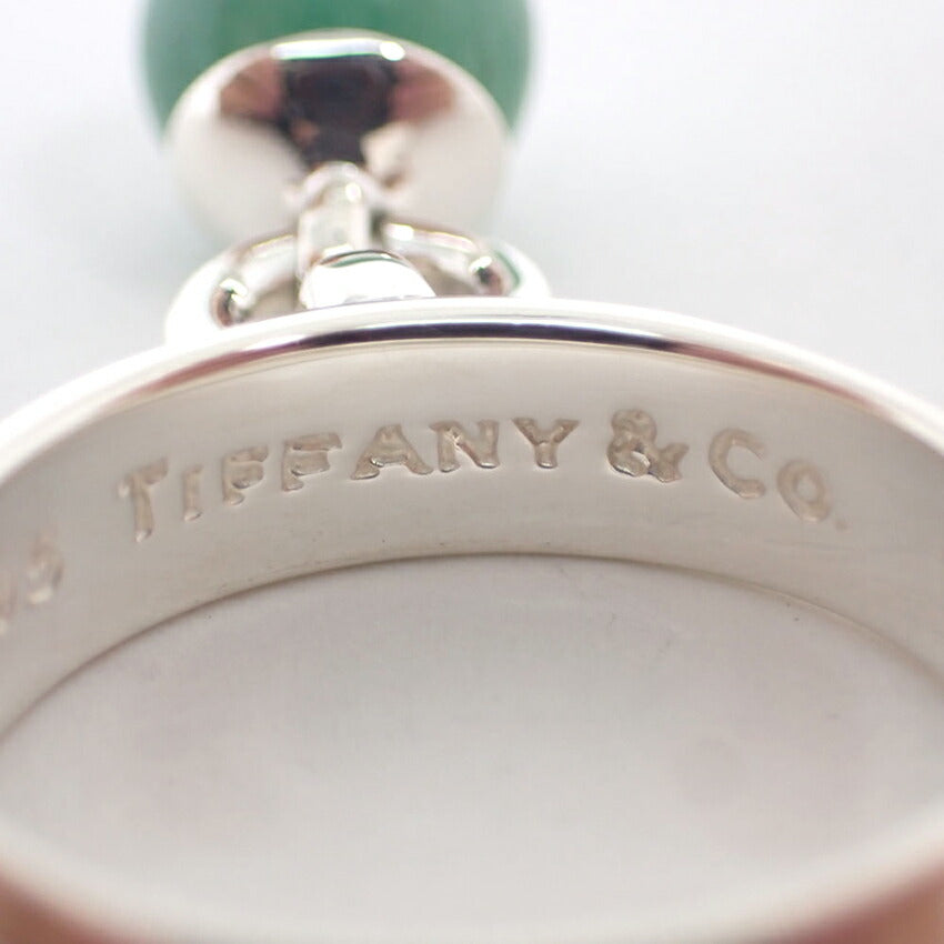 【中古】TIFFANY/ティファニー 925 アベンチュリン クォーツ付き リング /12号/j257-1