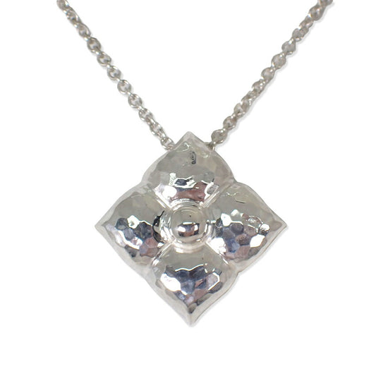 【中古】TIFFANY/ティファニー 925 ハマード フラワー ペンダント/ネックレス/j257-2