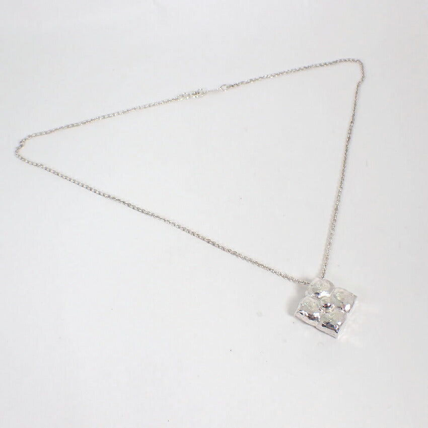 【中古】TIFFANY/ティファニー 925 ハマード フラワー ペンダント/ネックレス/j257-2