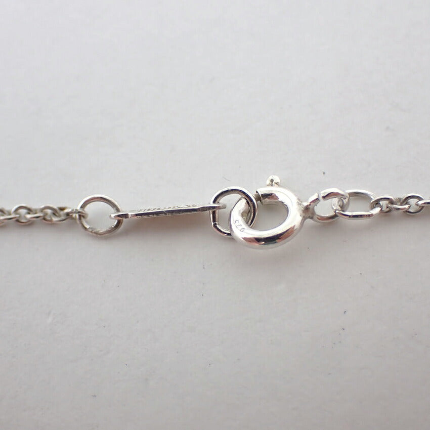 【中古】TIFFANY/ティファニー 925 ハマード フラワー ペンダント/ネックレス/j257-2