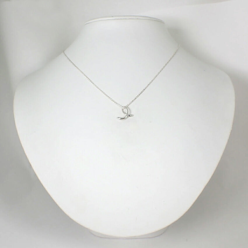 【中古】TIFFANY/ティファニー 925 イニシャル/L ペンダント/ネックレス/j257-3