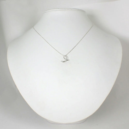 【中古】TIFFANY/ティファニー 925 イニシャル/L ペンダント/ネックレス/j257-3