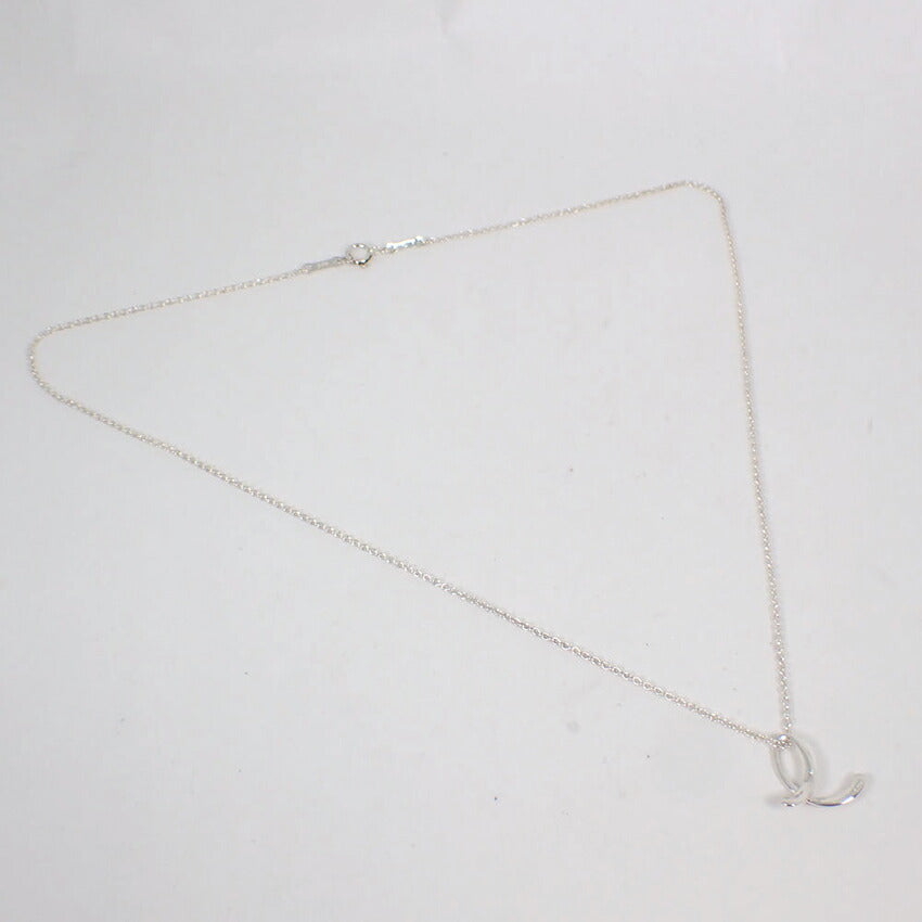 【中古】TIFFANY/ティファニー 925 イニシャル/L ペンダント/ネックレス/j257-3