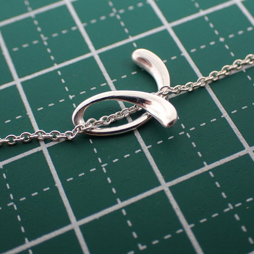 【中古】TIFFANY/ティファニー 925 イニシャル/L ペンダント/ネックレス/j257-3