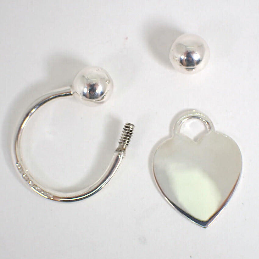 【中古】TIFFANY/ティファニー 925 リターントゥティファニー ハートタグ キーリング/j257-5