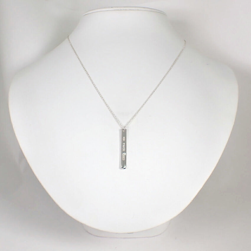 【中古】TIFFANY/ティファニー 925 1837 バー ペンダント/ネックレス/j257-8