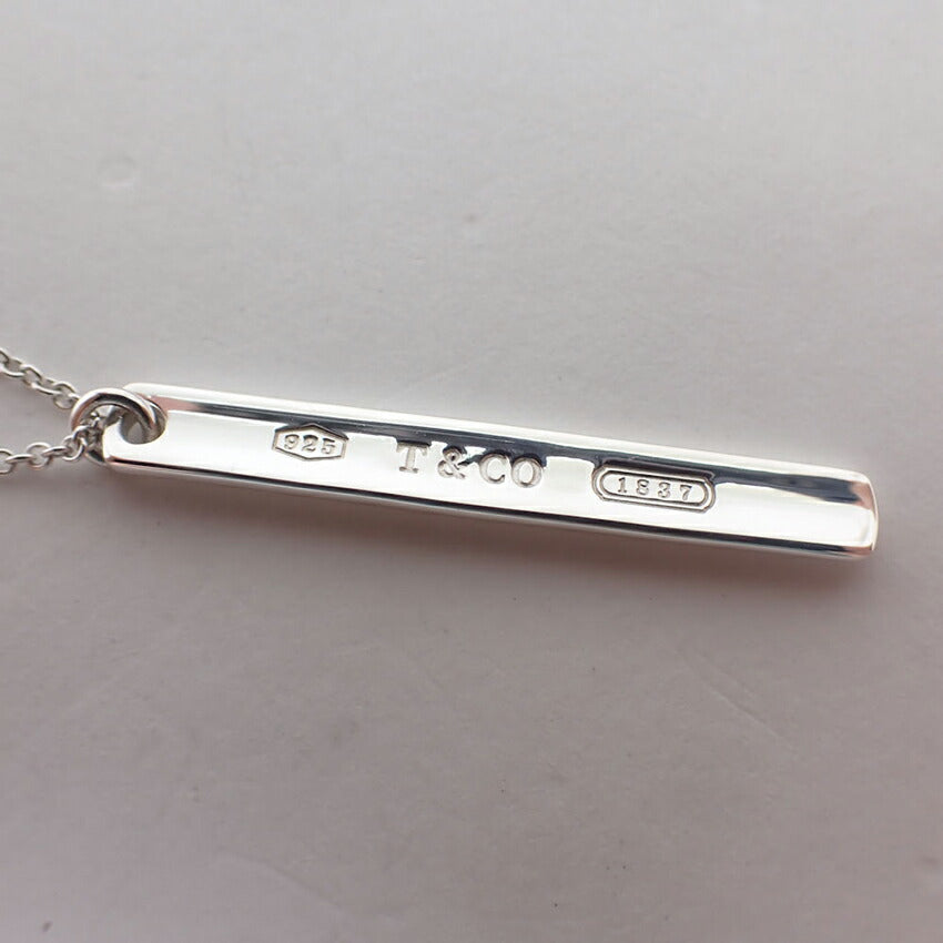 【中古】TIFFANY/ティファニー 925 1837 バー ペンダント/ネックレス/j257-8