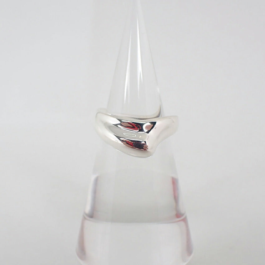 【中古】TIFFANY/ティファニー 925 カーブドウェーブ ハート リング /10号/j258-10
