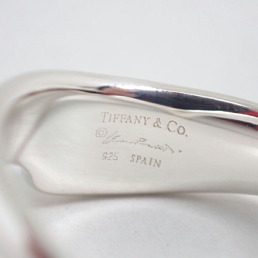 【中古】TIFFANY/ティファニー 925 カーブドウェーブ ハート リング /10号/j258-10