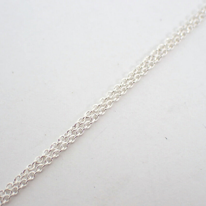 【中古】TIFFANY/ティファニー 925 オープンハート ペンダント/ネックレス/j258-1