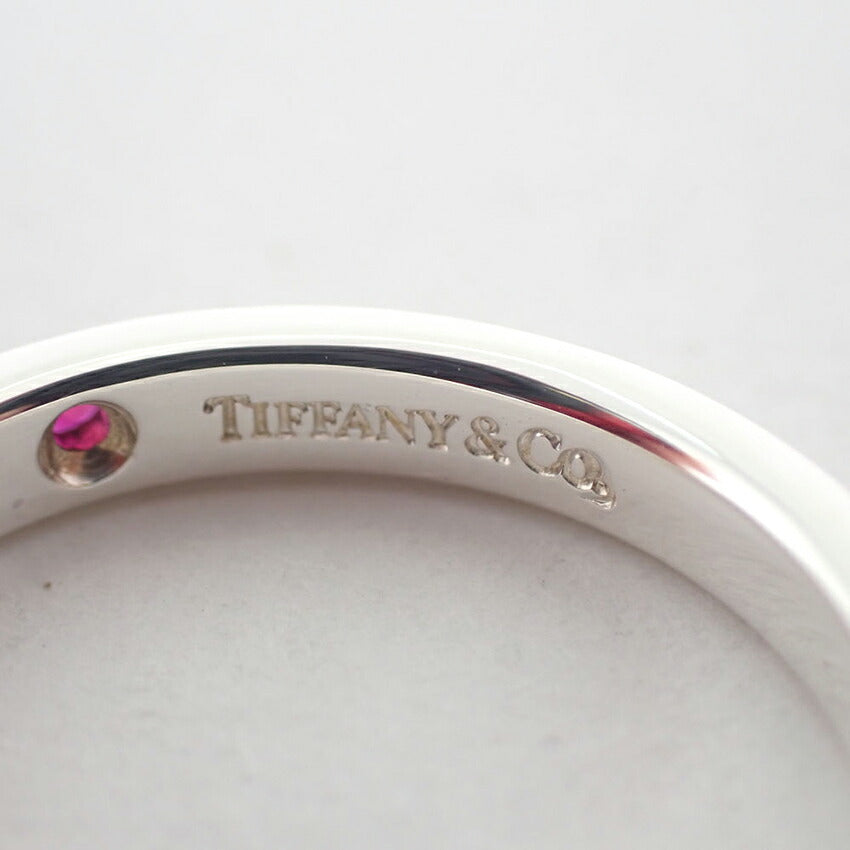 【中古】TIFFANY/ティファニー 925 ルビー スタッキングバンド リング /9号/j258-7