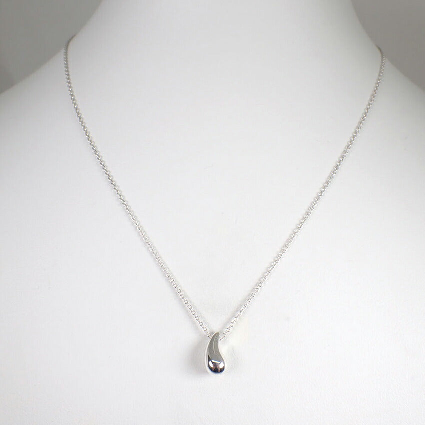 【中古】TIFFANY/ティファニー 925 ティアドロップ ペンダント/ネックレス/j258-9