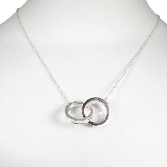 【中古】TIFFANY/ティファニー 925 1837 インターロッキング ペンダント/ネックレス/j259-5