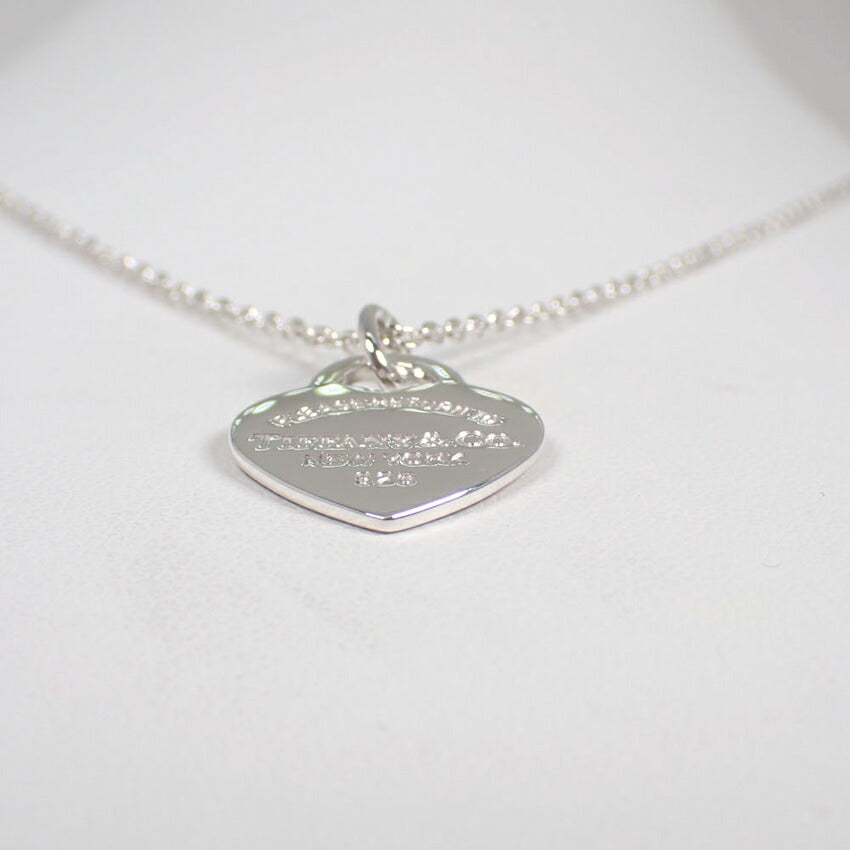 【中古】TIFFANY/ティファニー 925/エナメル リターントゥティファニー ピンクハートタグ ペンダント/j259-9