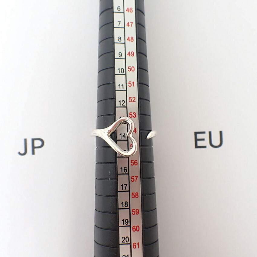 【中古】TIFFANY/ティファニー 925 オープンハート リング/13号/j260-11